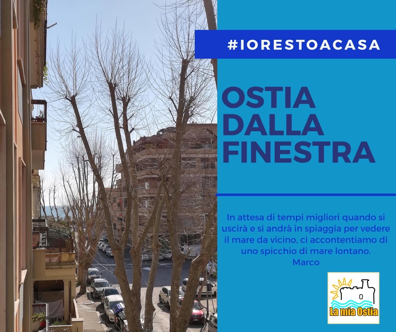 Ostia dalla finestra: mese di marzo